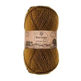 Kartopu K4001 Haki Melange Wool El Örgü İpi