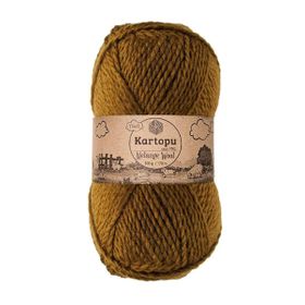 Kartopu K4001 Haki Melange Wool El Örgü İpi