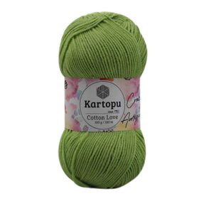 Kartopu K404 100 gr Yeşil Cotton Love El Örgü İpi