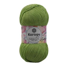 Kartopu K404 100 gr Yeşil Cotton Love El Örgü İpi