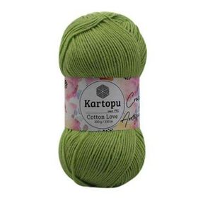 Kartopu K404 100 gr Yeşil Cotton Love El Örgü İpi