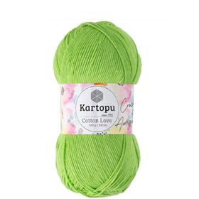 Kartopu K404 100 gr Yeşil Cotton Love El Örgü İpi
