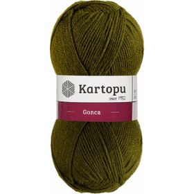Kartopu K410 Khaki Flora El Örgü İpi