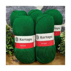 Kartopu K416 Flora Yeşil Örgü Patik İpi
