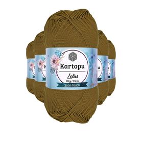 Kartopu K440 Yeşil Lotus Bikini Büstiyer Bluz 5 Adet Örgü İpi