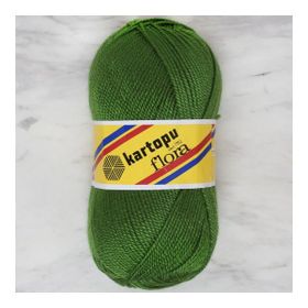 Kartopu K469 Flora Yeşil El Örgü Patik İpi