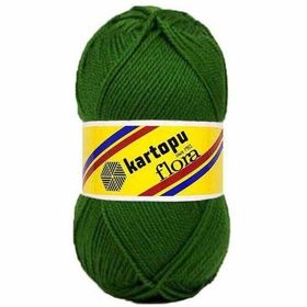 Kartopu K469 Flora Yeşil El Örgü Patik İpi