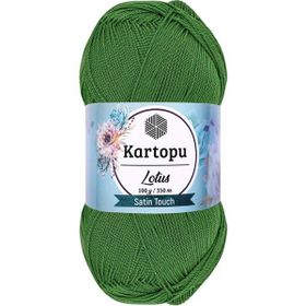 Kartopu K486 Çam Yeşili Lotus Bikini Büstiyer Bluz Örgü İpi