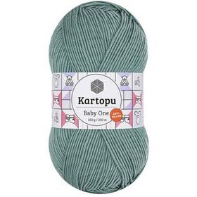 Kartopu K493 Baby One Azur Tüylenmeyen El Örgü İpi Yünü