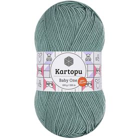Kartopu K493 Baby One Azur Tüylenmeyen El Örgü İpi Yünü