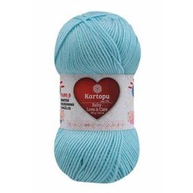 Kartopu K502 Baby One Mavi Örgü Bebe Yünü