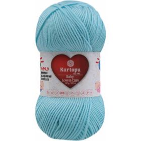 Kartopu K502 Baby One Mavi Örgü Bebe Yünü