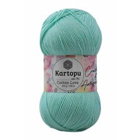 Kartopu K507 100 gr Mint Yeşil Cotton Love El Örgü İpi