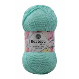 Kartopu K507 100 gr Mint Yeşil Cotton Love El Örgü İpi