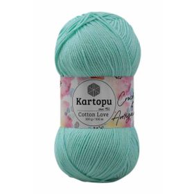 Kartopu K507 100 gr Mint Yeşil Cotton Love El Örgü İpi