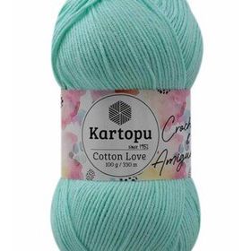 Kartopu K507 100 gr Mint Yeşil Cotton Love El Örgü İpi