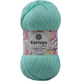 Kartopu K507 100 gr Mint Yeşil Cotton Love El Örgü İpi