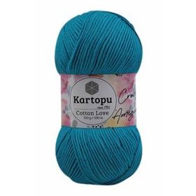 Kartopu K512 100 gr Mavi Cotton Love El Örgü İpi