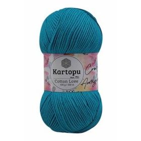 Kartopu K512 100 gr Mavi Cotton Love El Örgü İpi