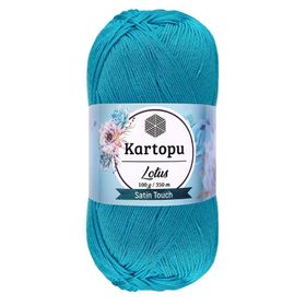 Kartopu K512 Turkuaz Lotus Bikini Büstiyer Bluz Örgü İpi