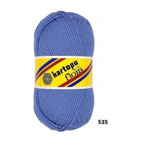 Kartopu K535 Flora Mavi El Örgü Patik İpi