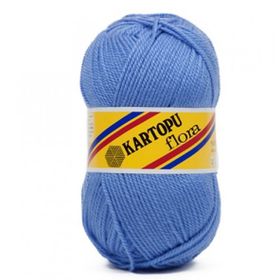 Kartopu K535 Flora Mavi El Örgü Patik İpi