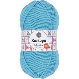 Kartopu K576 100 gr Turkuaz Baby One El Örgü İpi
