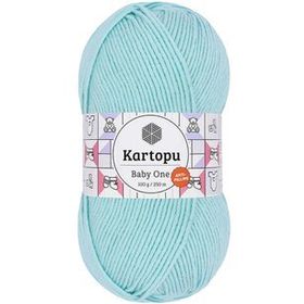 Kartopu K578 Bebe Mavi Baby One Tüylenmeyen El Örgü İpi Yünü