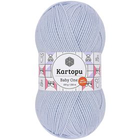 Kartopu K580 Buz Mavi Baby One Tüylenmeyen El Örgü İpi Yünü