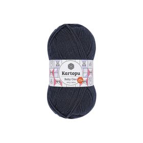 Kartopu K633 Lacivert Baby One Tüylenmeyen El Örgü İpi Yünü