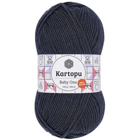 Kartopu K633 Lacivert Baby One Tüylenmeyen El Örgü İpi Yünü