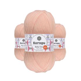 Kartopu K699 3 Adet Pembe Baby One Tüylenmeyen El Örgü İpi Yünü