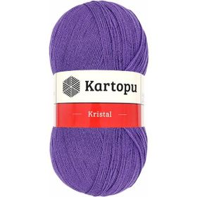 Kartopu K703 Kristal Mor El Örgü Lif İpi