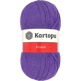 Kartopu K703 Kristal Mor El Örgü Lif İpi