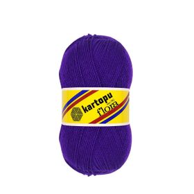 Kartopu K707 Flora Mor El Örgü Patik İpi