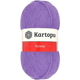 Kartopu K708 Kristal Eflatun El Örgü Lif İpi