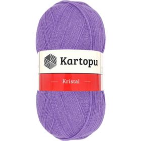 Kartopu K708 Kristal Eflatun El Örgü Lif İpi