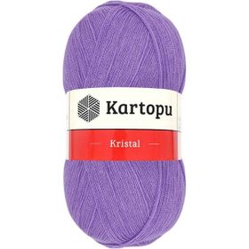 Kartopu K708 Kristal Eflatun El Örgü Lif İpi