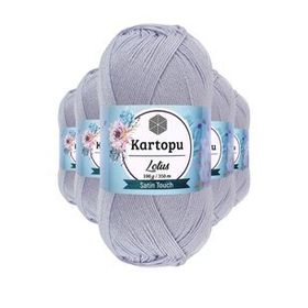 Kartopu K714 Gri Lotus Bikini Büstiyer Bluz 5 Adet Örgü İpi