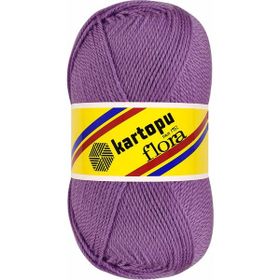 Kartopu K716 Flora Lila El Örgü Patik İpi