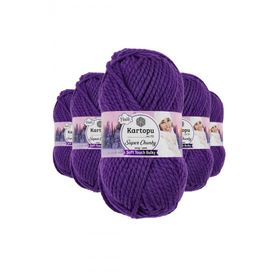 Kartopu K725 100 gr 5 Adet Süper Chunky Kalın Kışlık El Örgü İpliği