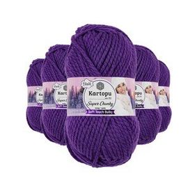 Kartopu K725 100 gr 5 Adet Süper Chunky Kalın Kışlık El Örgü İpliği