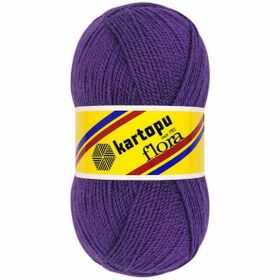 Kartopu K725 Flora Mor El Örgü Patik İpi