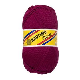 Kartopu K728 Flora Mor El Örgü Patik İpi