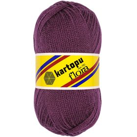 Kartopu K729 Flora Mürdüm El Örgü Patik İpi