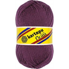 Kartopu K729 Flora Mürdüm El Örgü Patik İpi