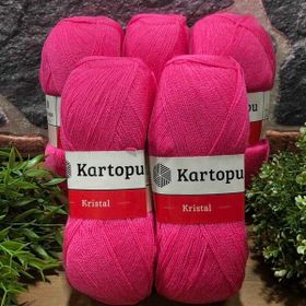 Kartopu K733 Pink Kristal El Örgü İpi
