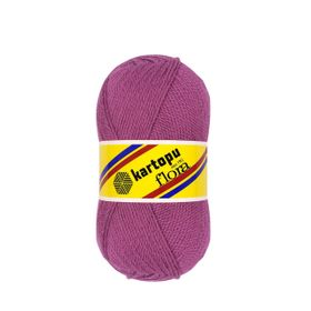 Kartopu K736 Flora Mor El Örgü Patik İpi