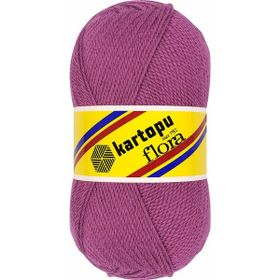 Kartopu K736 Flora Mor El Örgü Patik İpi