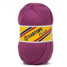 Kartopu K736 Flora Mor El Örgü Patik İpi